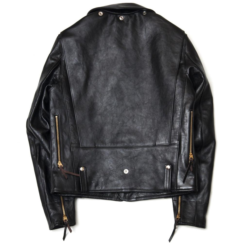 The Real McCoy's BJ9111 J-24 Buco Horsehide Leather Biker Jacket at shoplostfound in Toronto, back