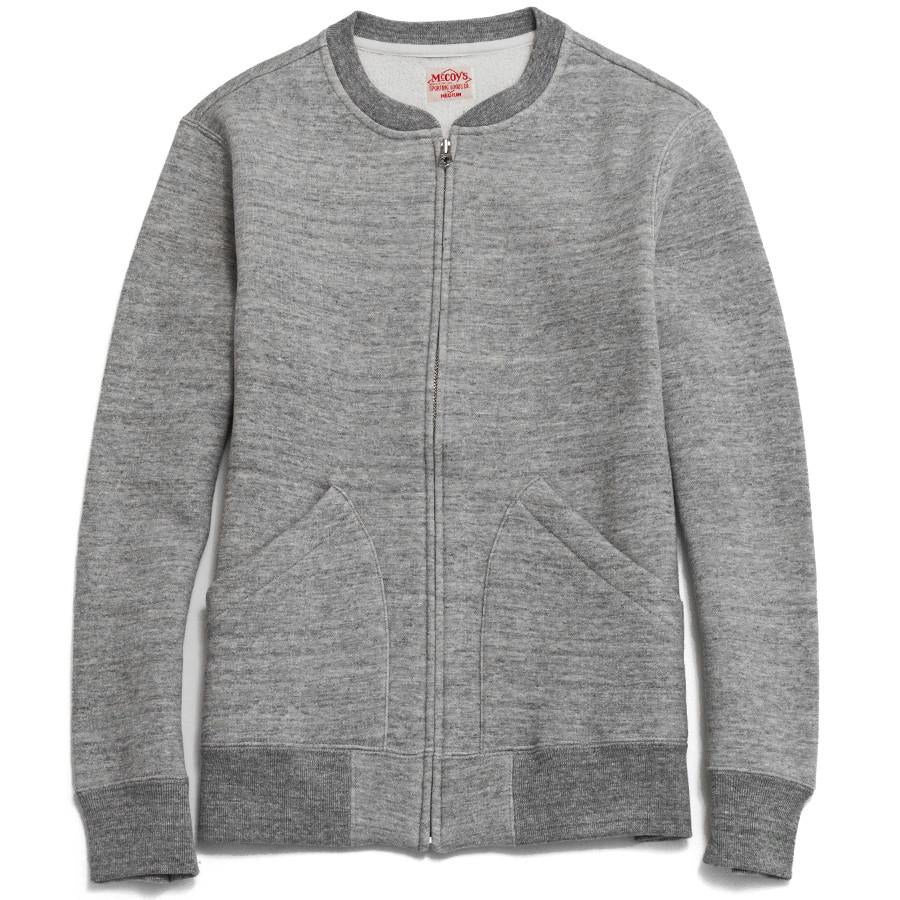 The Real McCoy's MC16031 McCOY’S Full-zip Sweatshirt at shoplostfound in Toronto, front