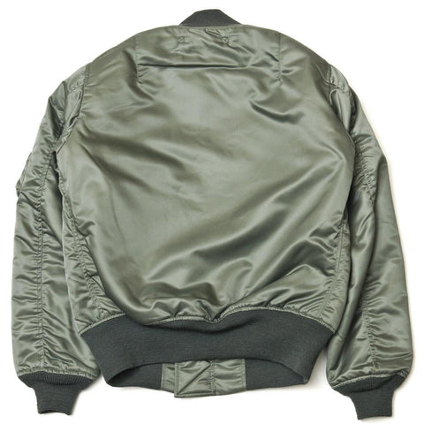The Real McCoy's MJ15115 Type MA-1 MFG.CO Flight Jacket Sage at shoplostfound in Toronto, front