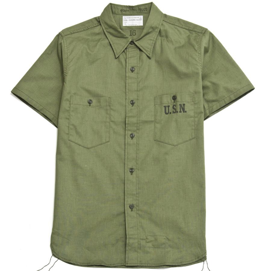 The Real McCoy's MS16005 N-3 Utility Shirt S/S at shoplostfound in Toronto, front