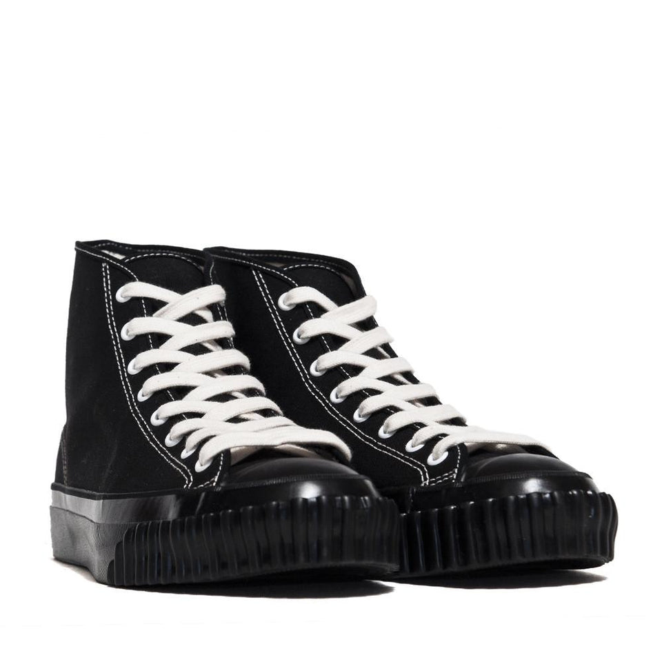 The Real McCoy's Military Canvas Training Shoes Black MA17010 at shoplostfound, 45