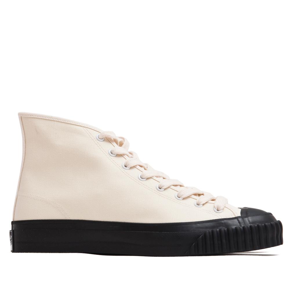 The Real McCoy's Military Canvas Training Shoes White MA17010 at shoplostfound, side