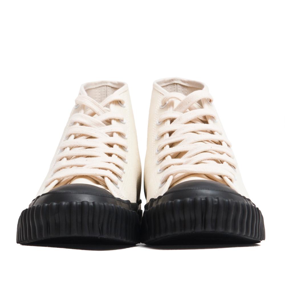 The Real McCoy's Military Canvas Training Shoes White MA17010 at shoplostfound, front