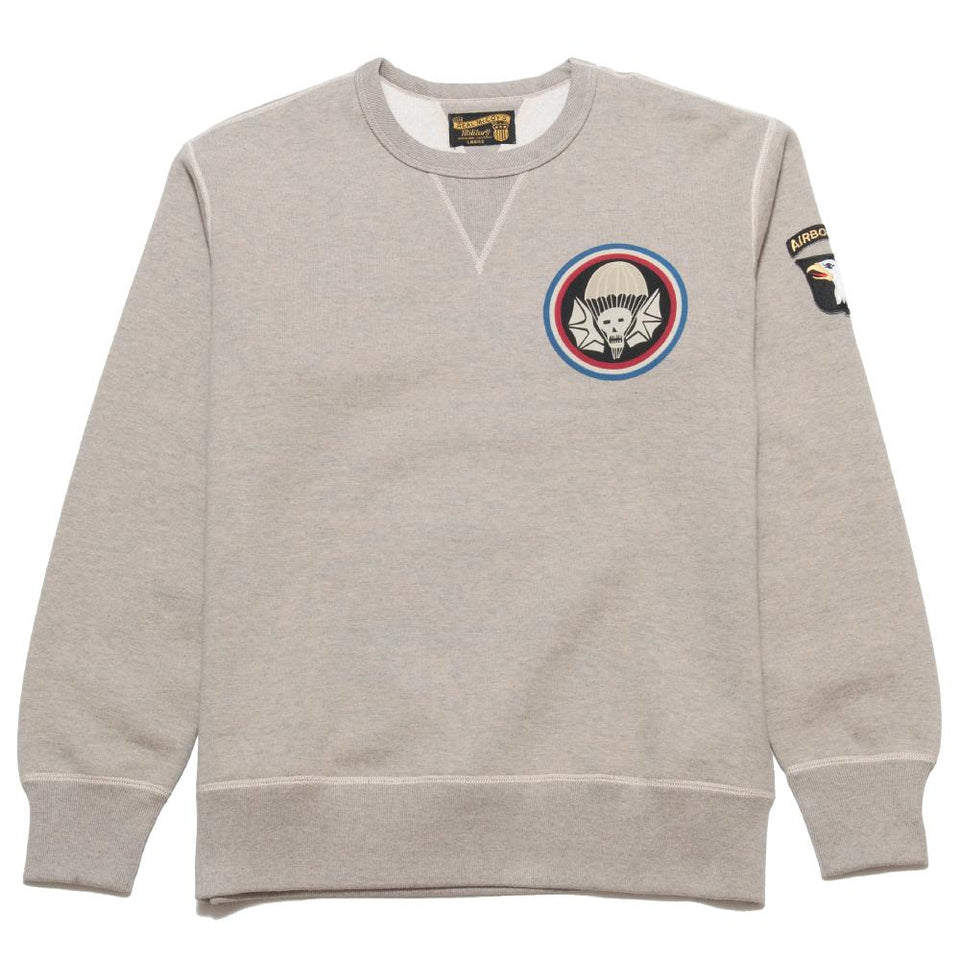 The Real McCoy's Military Sweatshirt Air Bourne MC17109 at shoplostfound, front