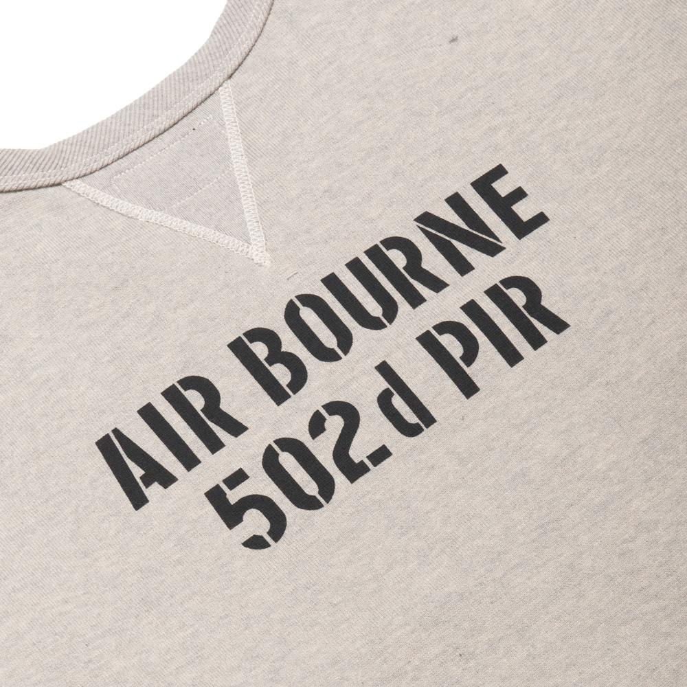 The Real McCoy's Military Sweatshirt Air Bourne MC17109 at shoplostfound, print