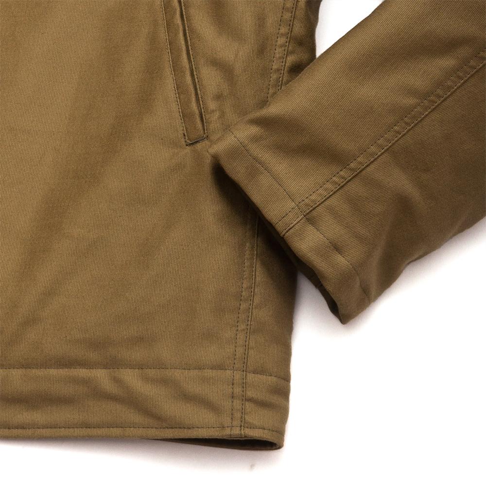 The Real McCoy's MJ13111 N-1 Deck Jacket Khaki at shoplostfound, cuff