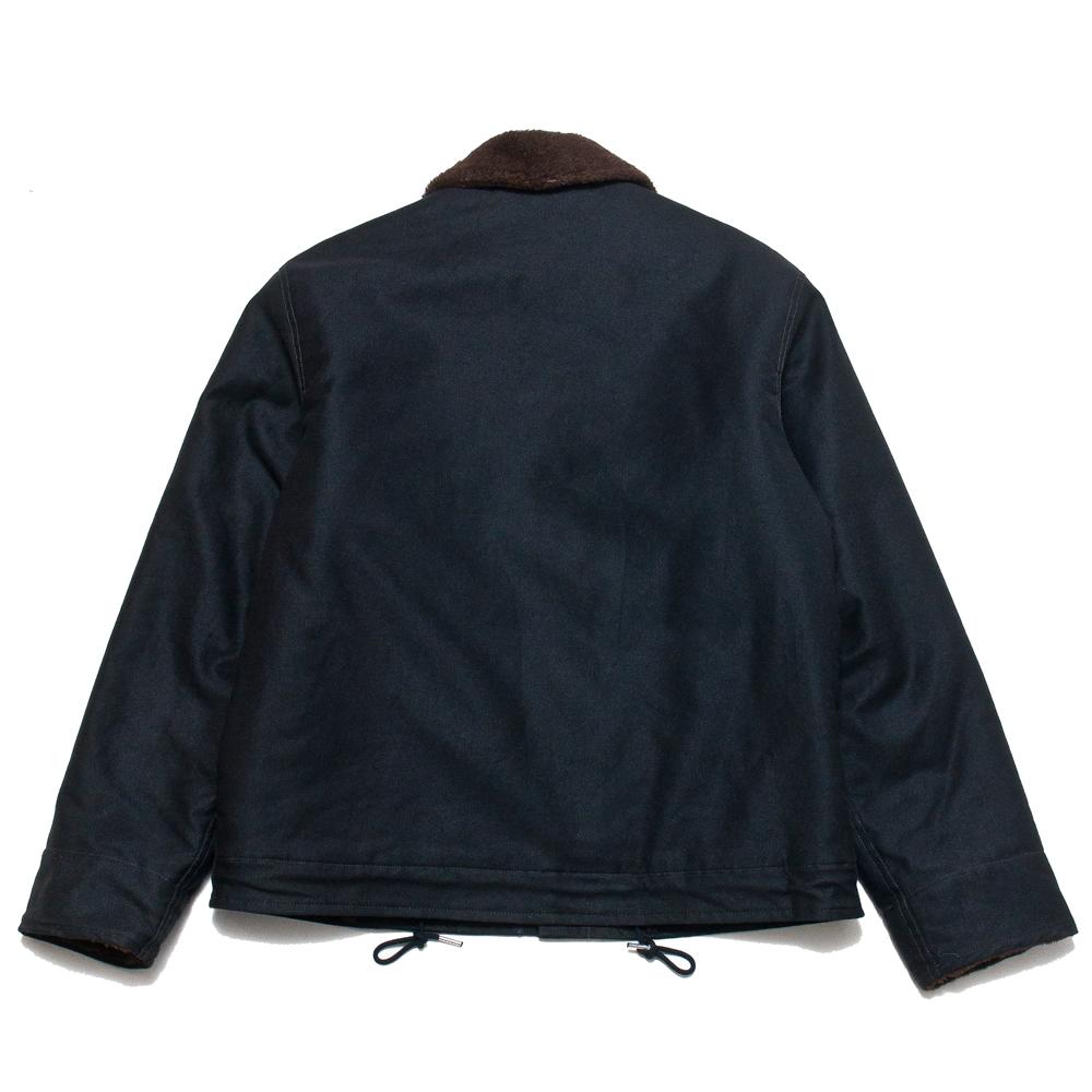 The Real McCoy's MJ14109 N-1 Deck Jacket Navy at shoplostfound, back