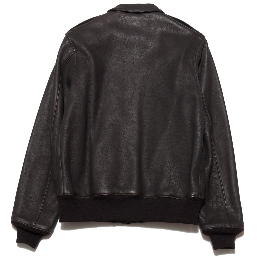 The Real McCoy's MJ17001 Type A-2 Deerskin at shoplostfound, back