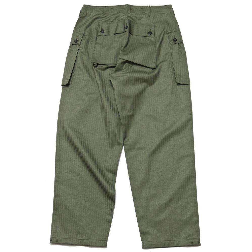 The Real McCoy's P-44 HBT Utility Trousers MP18008 at shoplostfound, back
