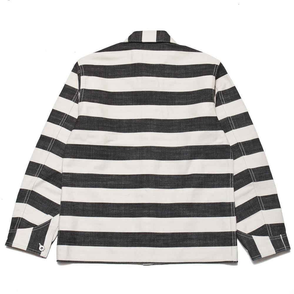 The Real McCoy's Prisoner Jacket White/Black at shoplostfound, back