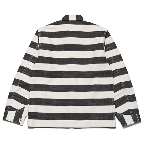 The Real McCoy's Prisoner Jacket White/Black at shoplostfound, front