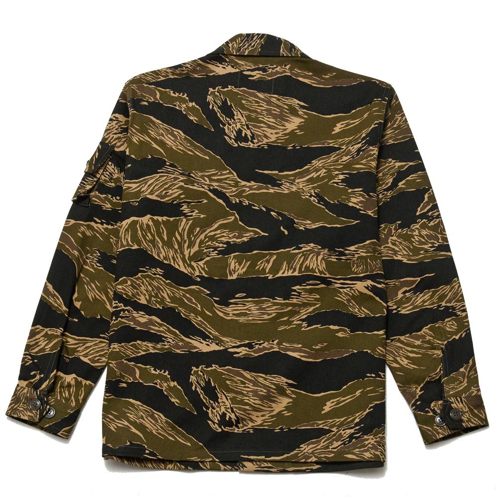 The Real McCoy's Tiger Camouflage Shirt John Wayne MJ18012 at shoplostfound, back