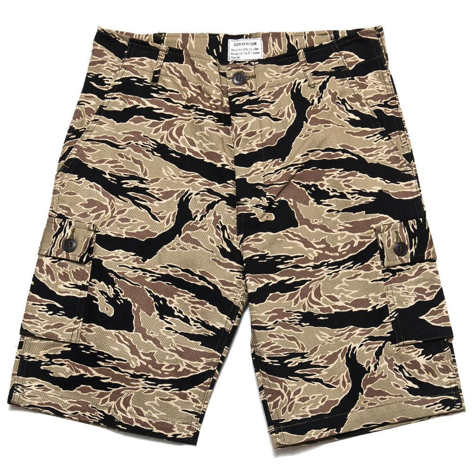 The Real McCoy's Tiger Shorts MP17003 at shoplostfound, front