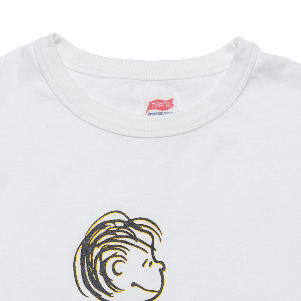 TSPTR Zephyr Tee White at shoplostfound, neck