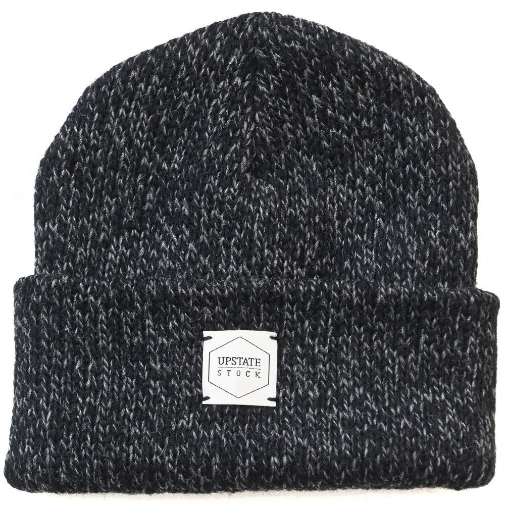 Upstate Stock Ragg Wool Cap Beanie Black
