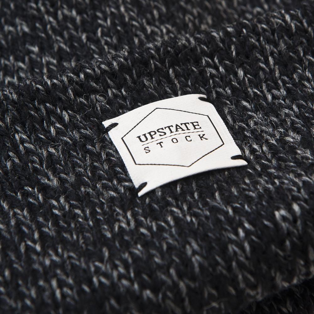 Upstate Stock Ragg Wool Cap Beanie Black