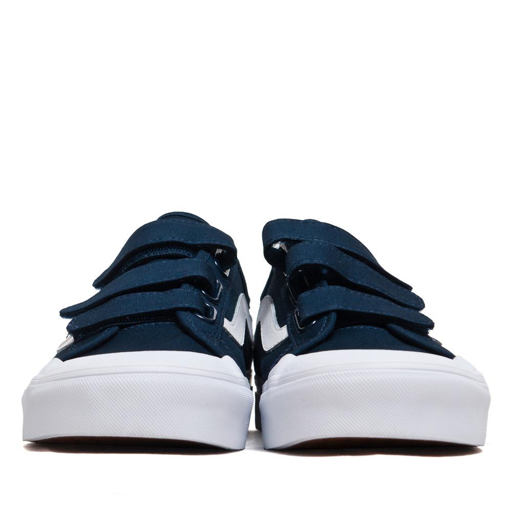 Vans Black Ball Priz Dress Blue/White at shoplostfound, front