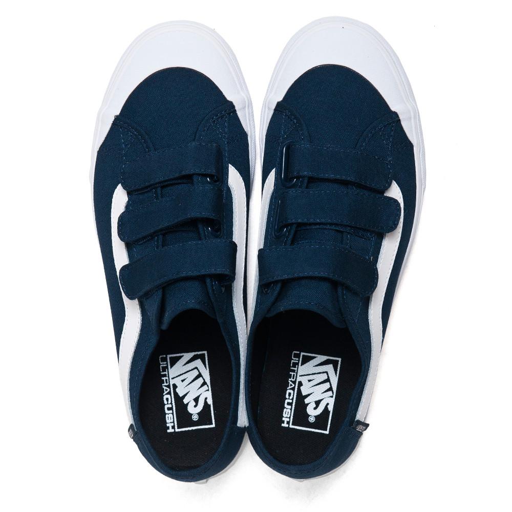 Vans Black Ball Priz Dress Blue/White at shoplostfound, top