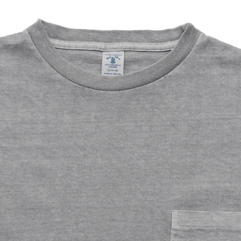 Velva Sheen Pigment Dyed Pocket T-Shirt Grey at shoplostfound, front