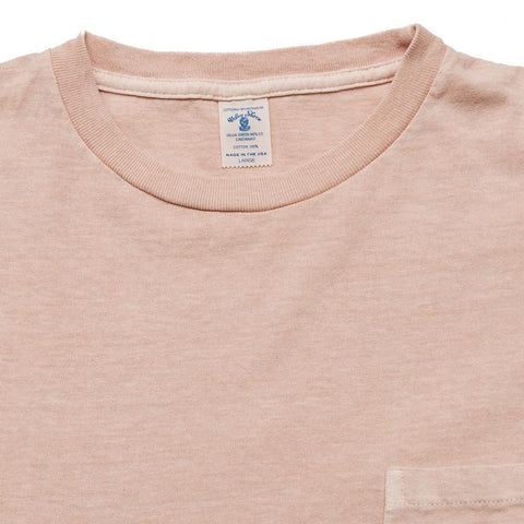 Velva Sheen Pigment Dyed Pocket T-Shirt Pink at shoplostfound, front