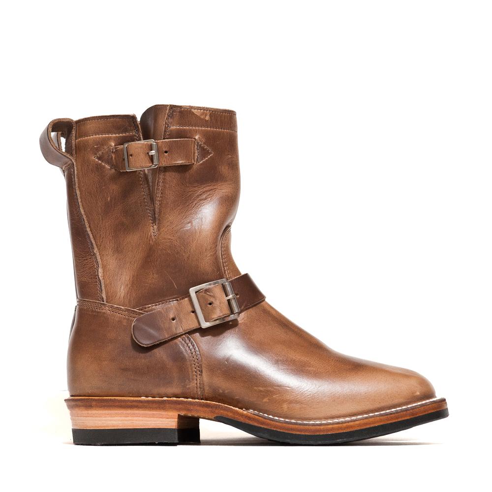 Viberg Natural Chromexcel Engineer Boot at shoplostfound, side