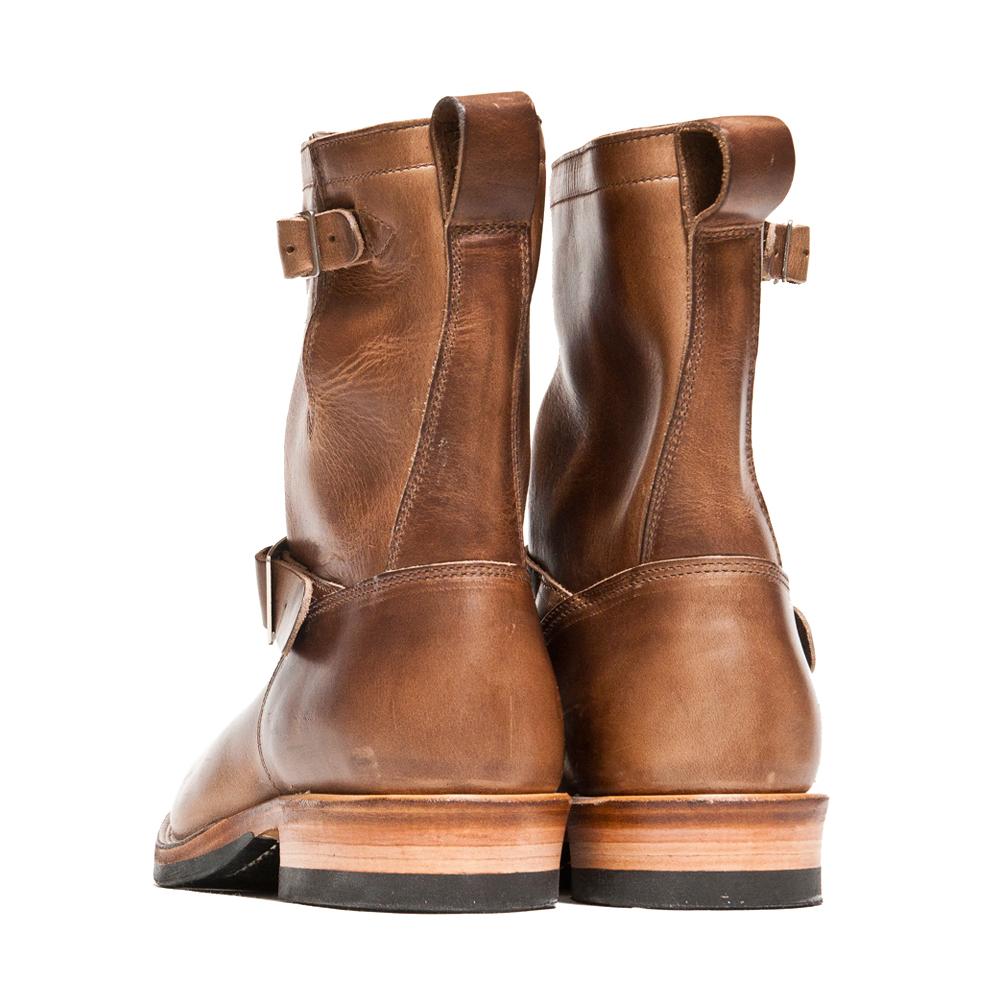 Viberg Natural Chromexcel Engineer Boot at shoplostfound, back