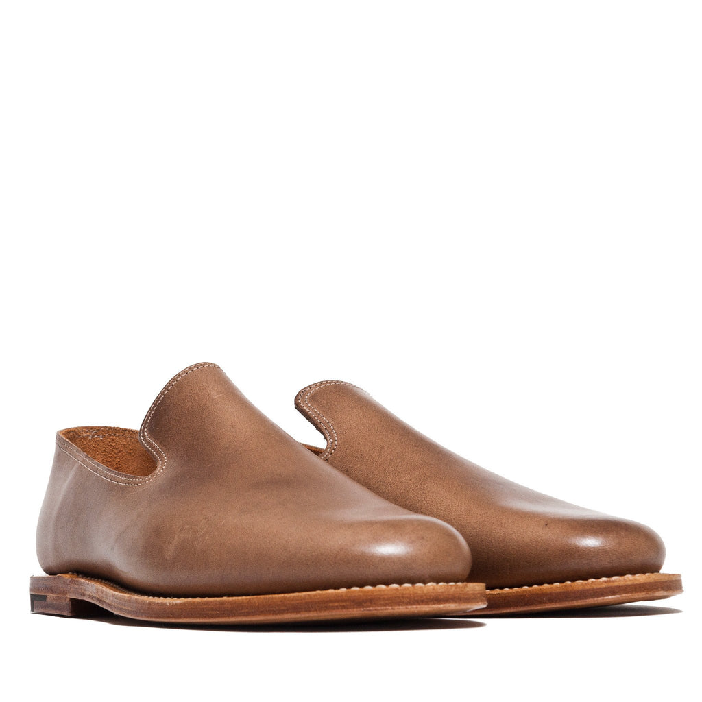 Viberg Natural Chromexcel Slippers at shoplostfound, 45