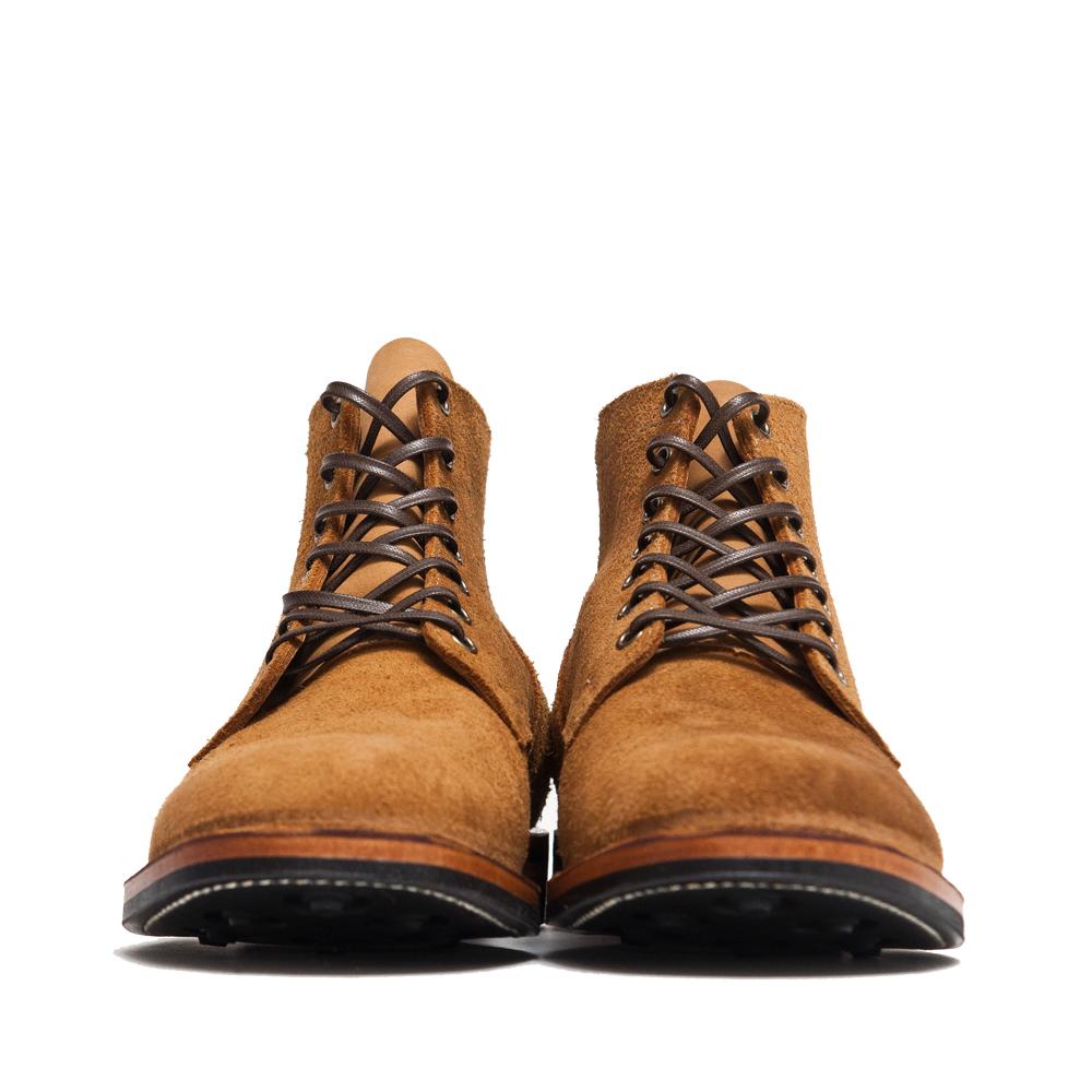 Viberg Sand Nubuck Service Boot at shoplostfound, front