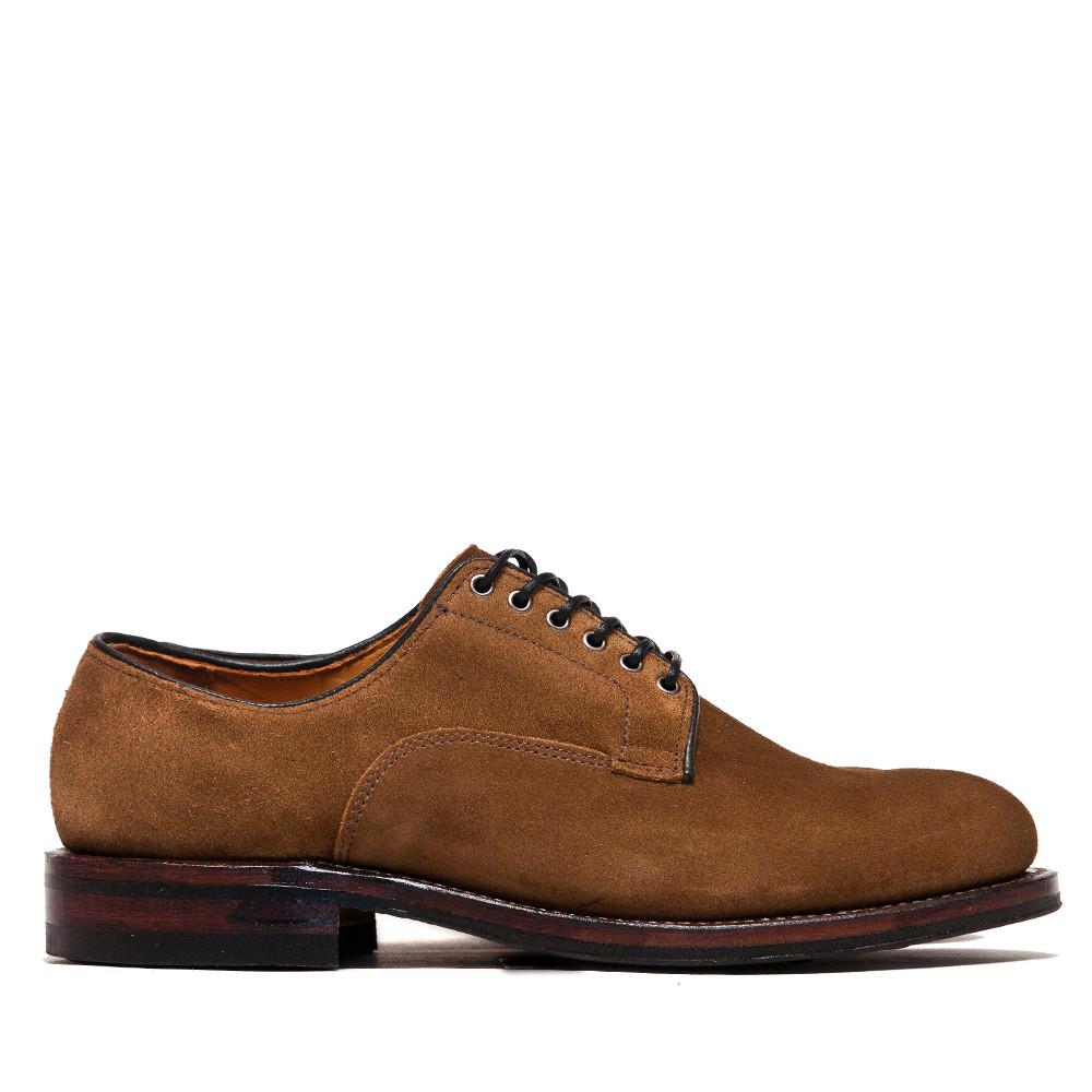 Viberg Snuff Suede Derby Shoe at shoplostfound, side