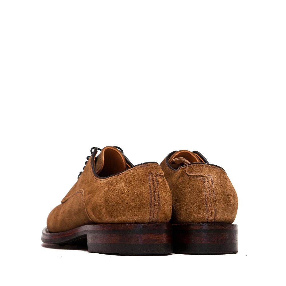 Viberg Snuff Suede Derby Shoe at shoplostfound, back