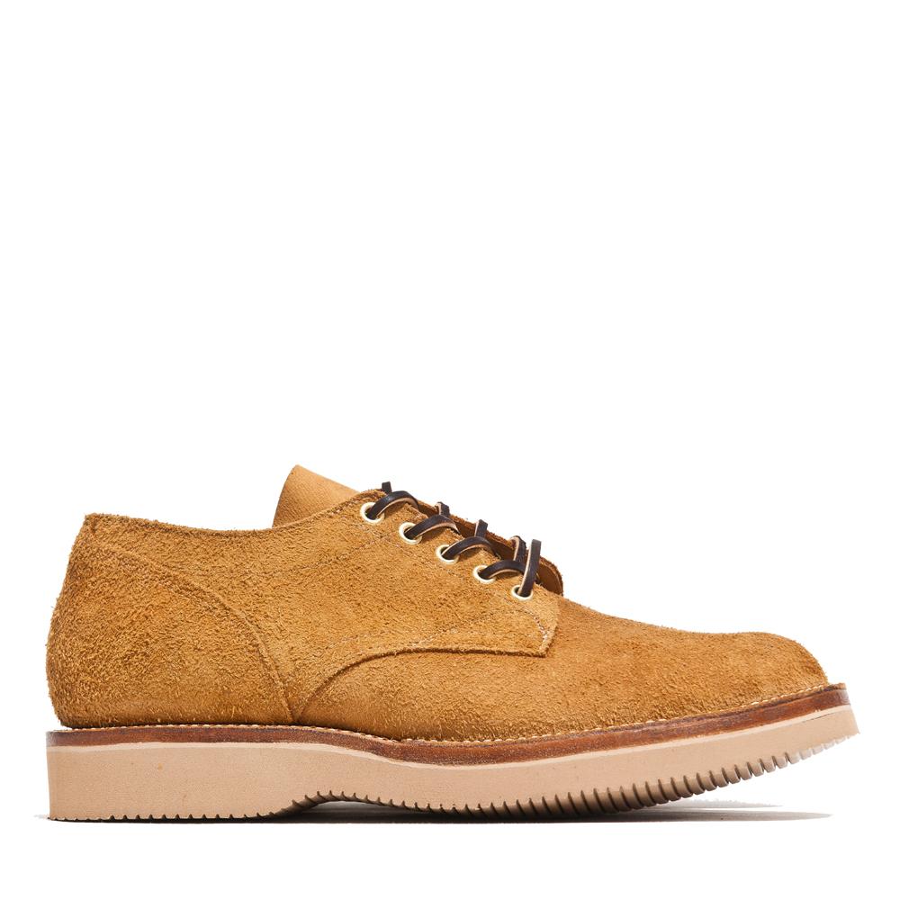 Viberg Wheat Oxford Roughout at shoplostfound, side