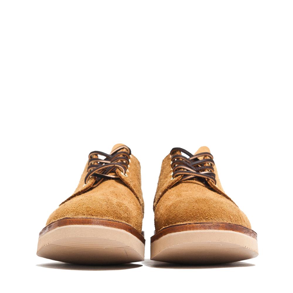 Viberg Wheat Oxford Roughout at shoplostfound, front