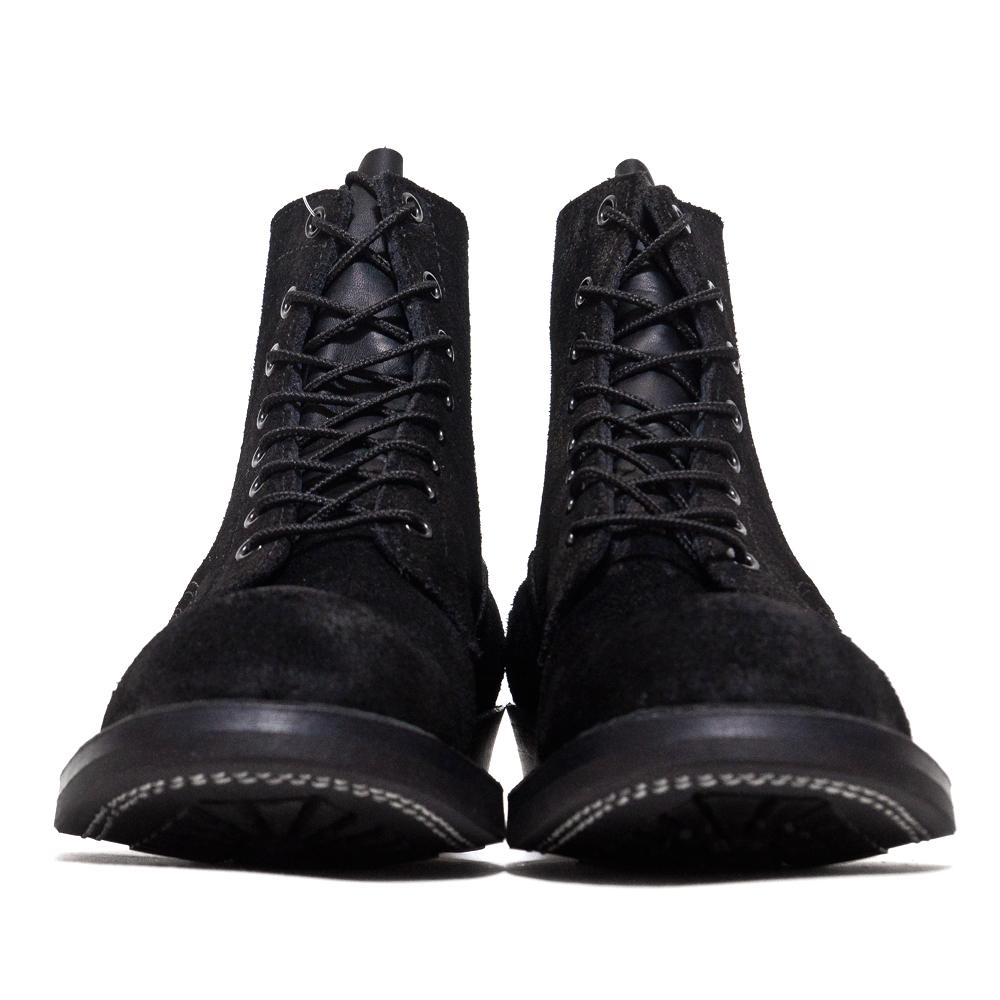 White's Smoke Jumper Oiled Black Roughout at shoplostfound, front